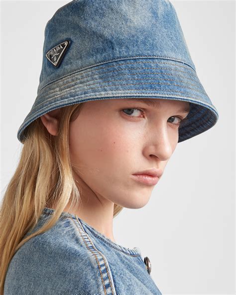 prada bucket hat dupe|prada denim hat.